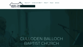 What Cullodenbaptist.com website looked like in 2019 (4 years ago)