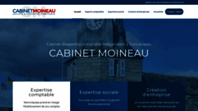 What Cabinetmoineau.fr website looked like in 2019 (4 years ago)