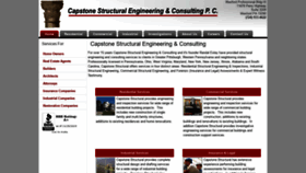 What Capstonestructural.biz website looked like in 2019 (4 years ago)