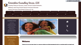 What Cornerstonecounselingservice.com website looked like in 2019 (4 years ago)