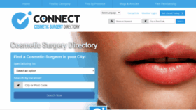 What Connectcosmetic.com website looked like in 2019 (4 years ago)