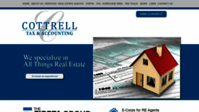 What Cottrelltax.com website looked like in 2019 (4 years ago)