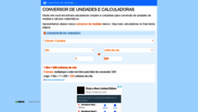 What Conversor-de-medidas.com website looked like in 2019 (4 years ago)