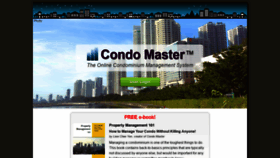 What Condo-master.com website looked like in 2019 (4 years ago)
