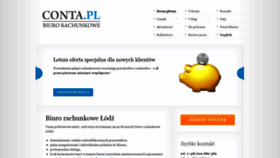 What Conta.pl website looked like in 2019 (4 years ago)