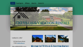 What Ciovillas.com website looked like in 2019 (4 years ago)