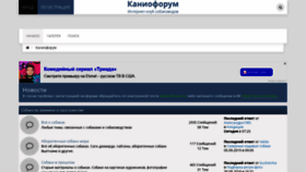 What Canio.ru website looked like in 2019 (4 years ago)