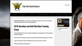 What Clubolyrunning.com website looked like in 2019 (4 years ago)