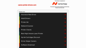What Canon-printer-drivers.com website looked like in 2019 (4 years ago)