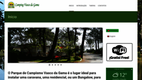 What Campingvascodagama.com website looked like in 2019 (4 years ago)