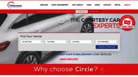 What Circleleasing.co.uk website looked like in 2019 (5 years ago)