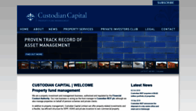 What Custodiancapital.com website looked like in 2019 (4 years ago)