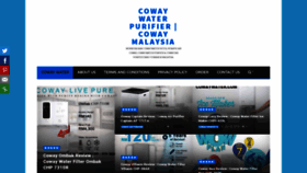 What Cowaywater.com website looked like in 2019 (4 years ago)