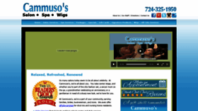What Cammusos.com website looked like in 2019 (4 years ago)