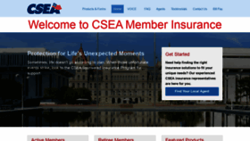 What Cseainsurance.com website looked like in 2019 (4 years ago)