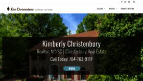 What Christenburyrealestate.com website looked like in 2019 (4 years ago)