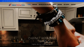 What Cabinetrefacingtwins.com website looked like in 2019 (4 years ago)