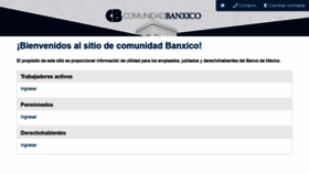 What Comunidad.banxico.org.mx website looked like in 2019 (4 years ago)