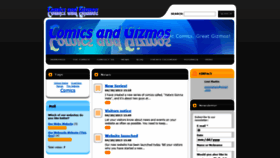 What Comics-and-gizmos.webnode.com website looked like in 2019 (4 years ago)