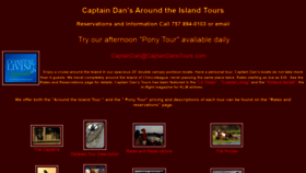 What Captaindanstours.com website looked like in 2019 (4 years ago)