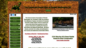 What Canoecruisers.org website looked like in 2019 (4 years ago)