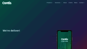 What Contiscanvas.com website looked like in 2019 (4 years ago)