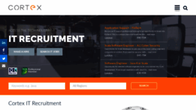 What Cortexitrecruitment.com website looked like in 2019 (4 years ago)