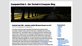 What Computerclub-2.de website looked like in 2019 (4 years ago)