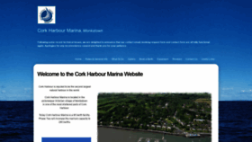 What Corkharbourmarina.ie website looked like in 2019 (4 years ago)