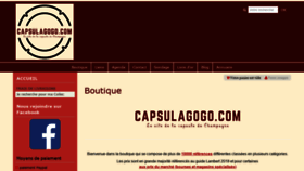 What Capsulagogo.com website looked like in 2019 (4 years ago)
