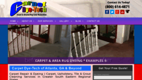 What Carpetdyetech.com website looked like in 2019 (4 years ago)