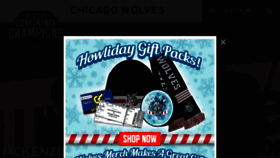 What Chicagowolves.com website looked like in 2019 (4 years ago)