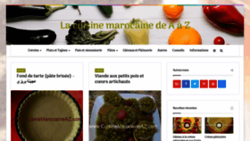 What Cuisinemarocaineaz.com website looked like in 2019 (4 years ago)