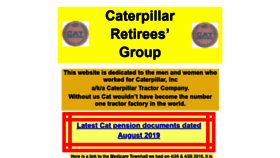 What Catretirees.com website looked like in 2019 (4 years ago)