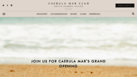 What Caerulamar.com website looked like in 2019 (4 years ago)