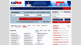 What Camhr.com website looked like in 2019 (4 years ago)