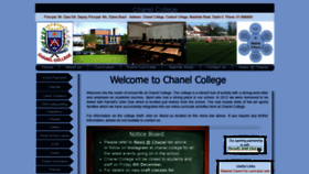 What Chanelcollege.ie website looked like in 2019 (4 years ago)
