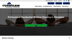 What Crystalclearwindowcleaning.ca website looked like in 2019 (4 years ago)