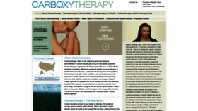 What Carboxytherapy.com website looked like in 2019 (4 years ago)