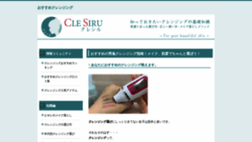 What Cleansing.ne.jp website looked like in 2019 (4 years ago)