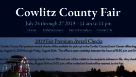 What Cowlitzcountyfair.com website looked like in 2019 (4 years ago)