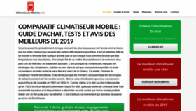 What Climatiseur-mobile.info website looked like in 2019 (4 years ago)
