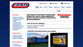 What Cosio.co.nz website looked like in 2019 (4 years ago)