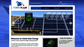 What Cobaltsolar.com.au website looked like in 2019 (4 years ago)