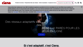 What Ciena.fr website looked like in 2019 (4 years ago)