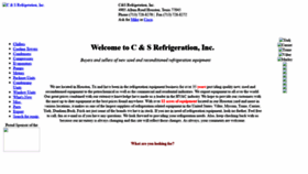 What Csrefrigeration.com website looked like in 2019 (4 years ago)