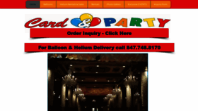 What Cardandpartychicago.com website looked like in 2019 (4 years ago)