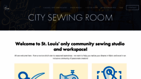 What Citysewingroom.com website looked like in 2019 (4 years ago)