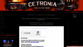 What Cetroniafire.org website looked like in 2019 (4 years ago)
