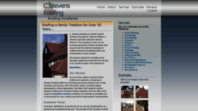 What Cstevensroofing.co.uk website looked like in 2019 (4 years ago)